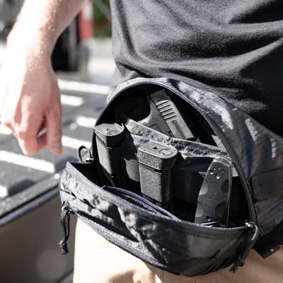 LA Police Gear Frunk Pack w/ Removable Holster (Multicam Black) - $9.99 ($4.99 S/H over $125)