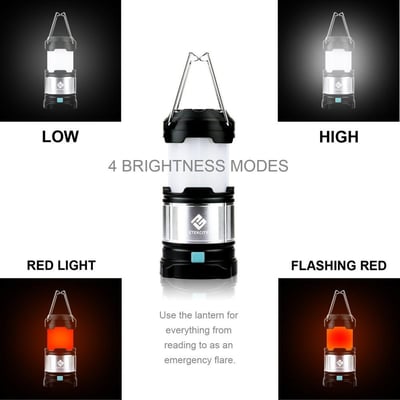 Etekcity Portable Rechargeable LED Camping Lantern Flashlights & 4400mah USB Power Bank - $16.99 + FS over $49 (Free S/H over $25)