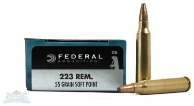 Federal 223 55gr SP Power-Shok 20 rounds - $19.63 