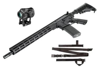 Mil-Spec 16" 5.56 NATO 30Rd Semi-Auto M-LOK Midlength AR-15 Rifle + Red Dot & Sling Bundle - $499.95
