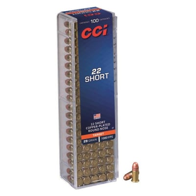 CCI Target .22 Short CPRN 29 Grain 100 Rounds - $14.24 (Buyer’s Club price shown - all club orders over $49 ship FREE)