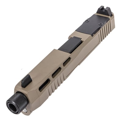 PSA Dagger Complete SW2 RMR Slide Assembly With Threaded Barrel, Flat Dark Earth - $169.99