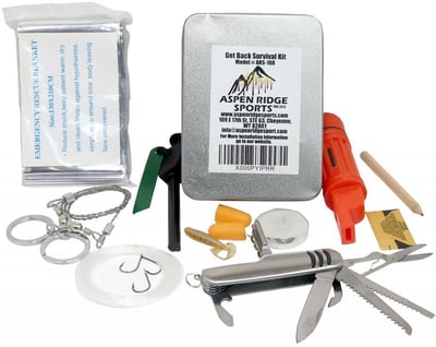 Aspen Ridge Sports Emergency Survival Kit - $9.99 + Free S/H over $25 (Free S/H over $25)