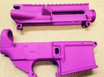anodized stripped upper and 80% lower billet 7071 for $99 shipped-bronze,black,purple, pink and other colors - $99
