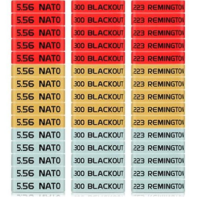 Chivao 45 Pack Magazine Marking Band 5.56, 223 REM, 300 Blackout Magazine Bands for Accessories (Gray, Khaki, Red) - $11.49 + FREE Shipping