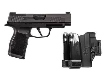 Sig Sauer P365XL TACPAC 9mm w/ Holster & 3 Magazines Black - $549.99 (click the Email For Price button to get this price) 