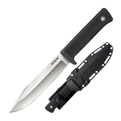 COLD STEEL SRK 6" CPM 3V Clip Point Razor-Sharp Blade 4.75" Kray-Ex Durable Handle Tactical Fixed Blade Knife w/Secure-Ex Sheath - $93.49 + FREE Shipping