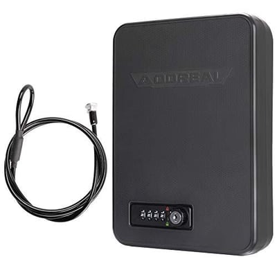 Adoreal Small Pistol Portable Safe with 4 Digits Combination Lock - $18.39 After Code “WSA4YIFC” (Free S/H over $25)