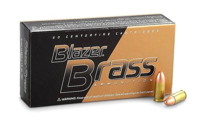 CCI Blazer Brass 9mm 124-Gr. FMJ 50 Rnds - $25.90  ($10 S/H on Firearms)