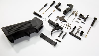 Gorilla Machining AR-15 .223/5.56 , 7.62x39 , 300AAC , 9MM , 6.5 Grendel , 350 Legend Complete Lower Parts Assembly kit - $33.99 