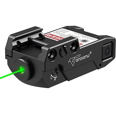 Votatu H3L-G Green Laser, Aluminum Ultra Low Profile Picatinny Mount Strobe Mode Available, Magnetic USB Rechargeable Ambidextrous Control - $31.98 + FREE Shipping