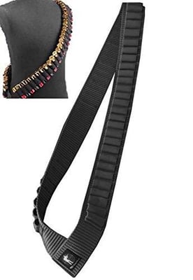 Tactical Pro Sports Shotgun Shell Bandolier/56 Rounds (Army Black) - $11.99 (Free S/H over $25)