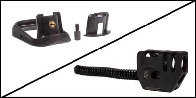DIY Pistol Kit: Strike Industries Gen 3 Standard Mass Driver Comp for Glock 19 and Glock 19 Compatible Handguns + Reptilia 'Blackhole' Magwell for Glock Gen 3 & 4, G19/G23, Black Nylon - $114.99 (FREE S/H over $120)
