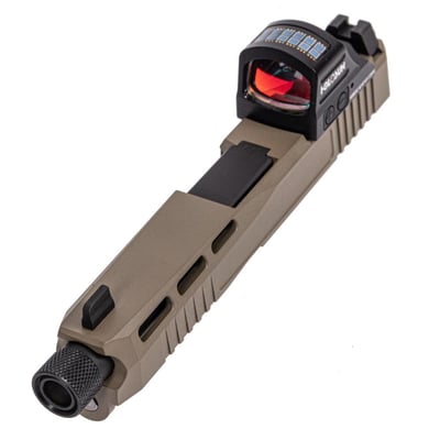 PSA Dagger Complete SW4 RMR Slide With Threaded Barrel & Holosun HS407C X2 Reflex Sight, Flat Dark Earth - $399.99