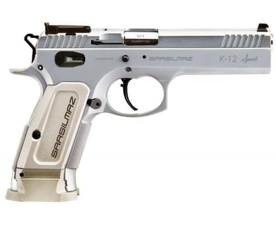 Sar USA K12STSP K-12 Sport 9mm Luger 4.70" 17+1 Stainless Steel Gray Polymer Grip - $889