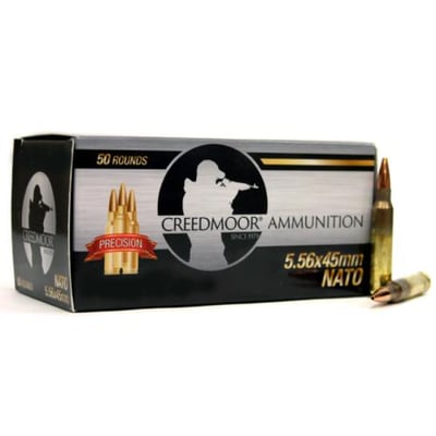 Creedmoor 5.56 NATO 75 Gr HPBT Ammunition In LC Brass 50 rounds - $50.82 after code: CREEDMOOR5