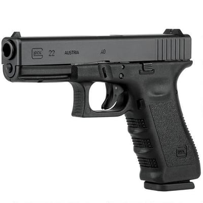 Glock 22 Gen 3 .40 SW 4.49" Barrel 10-Rounds - $499 ($9.99 S/H on Firearms / $12.99 Flat Rate S/H on ammo)