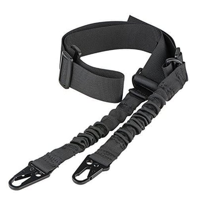 CVLIFE Two Points Rifle Sling with Length Adjuster with Metal Hook - $4.95 w/code "50WOR8SO" (Free S/H over $25)