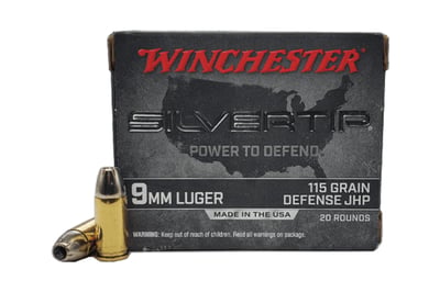 Winchester Ammunition Silvertip 9MM 115 Grain Hollow Point Handgun Ammo 200 Rounds - $89.99 