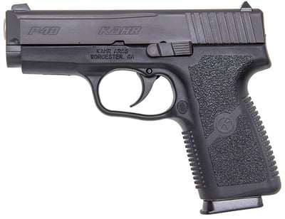 Kahr Arms KP4044 P40 40 S&W 3.50" 6+1 Black Stainless Steel Black Polymer Grip - $379.24 