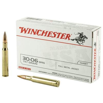 Winchester USA 30-06 Springfield 147 Grain Full Metal Jacket (FMJ) 200 Rounds - $181.99 + FREE Shipping