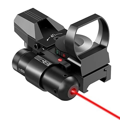CVLIFE 1X22X33 Red Green Dot Sight 4 Reticle Optics with Laser and Pressure Pad Switch for 20mm Rail - $27.19 w/code "PNDOLXOP" + 15% Prime discount (Free S/H over $25)