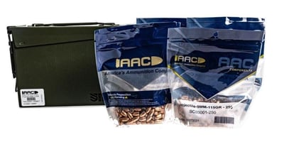 AAC 9mm 115gr 1000/ct Projectiles and Ammo Can - 1000M1 - $109.99 + Free Shipping