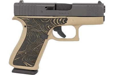 Glock 43X Slim Sub-Compact 9mm Pistol with Coyote/Tan Finish and Textured Grip - $484 (Free S/H on Firearms)