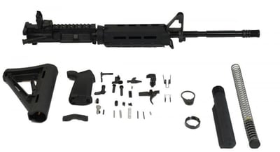 PSA 16" M4 Nitride 5.56 NATO 1:7 MOE Freedom Rifle Kit w/ MBUS Rear Sight - $379.99