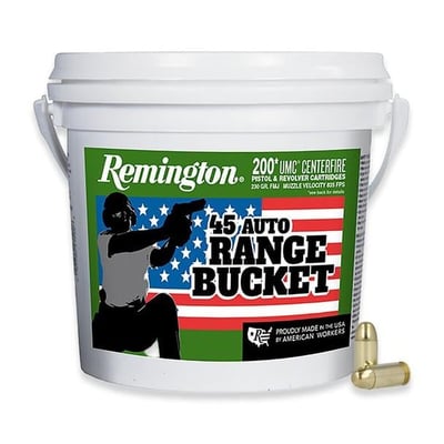 Remington UMC .45 Auto 230 Grain Full Metal Jacket 200 Round Bucket - $105 (Free S/H)