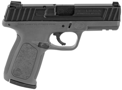 Smith and Wesson SD9 Grey 9mm 4" Barrel 16-Rounds Fixed Sights - $269.99 