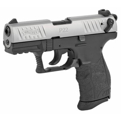 Walther P22Q 3.42" 22 Long Rifle 10rd Pistol - Nickel - 5120725 - $219 