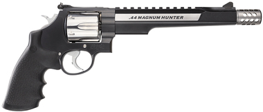 S&W 170318 629 Performance Center Hunter 44 Mag 7.5 6rd Blk Syn Grip Blk Frame SS Cyl Blk/SS Barrel - $1242.19