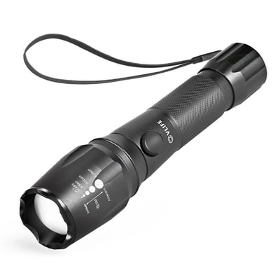 800 Lumen LED Rechargeable Torch 5 Mode with 2 Chargers - $11 after code"B00CPFFOU4"+Free S/H over $35 (Free S/H over $25)
