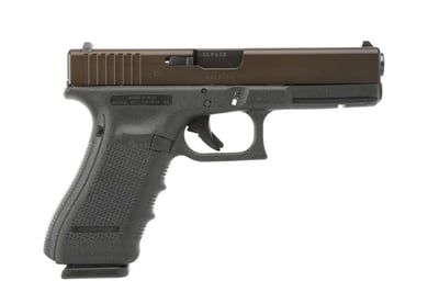 Glock G17 G4 9mm 4.49 " 17rd Pistol - Polished Pvd Bronze - $579.99 (Free S/H on Firearms)