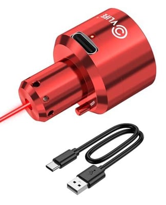40% off CVLIFE Rechargeable Green/Red Laser Bore Sight Magnetic Bore Sight Laser for Multiple Calibers Professional Boresighter with Magnetic Connection w/code SATF3H87 + FREE Shipping