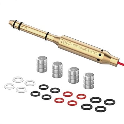 Befbox Special Laser Bore Sight for .22LR/.223REM/6mm/.243 End Barrel - $7.14 After CODE "8E7HBPUV" + FREE Shipping