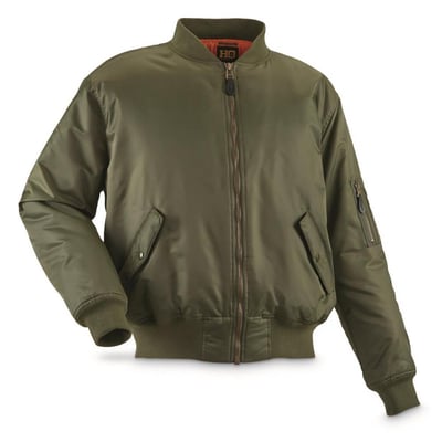 HQ Issue Men's Military Style MA-1 Flight Jacket - $24.75 (Buyer’s Club price shown - all club orders over $49 ship FREE)