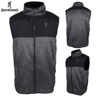 Browning Maverick Softshell Vest (Black, Navy) - $17.76 (Free S/H over $25)