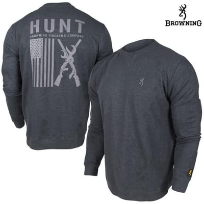Browning Alex Hunt Crew Sweatshirt (M, L, XL, 2XL, 3XL) - $14.64 (Free S/H over $25)