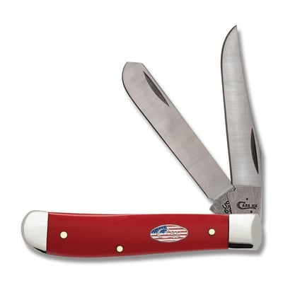 Case American Workman Series Mini Trapper with Smooth Red Delrin Handles - $49.99 (Free S/H over $75, excl. ammo)