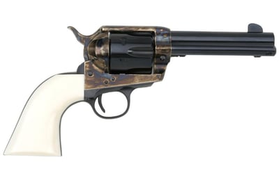 EMF DLX Californian 45 LC Revolver with Case Hardened Frame and White Grips - $520.00 (Free S/H on Firearms)