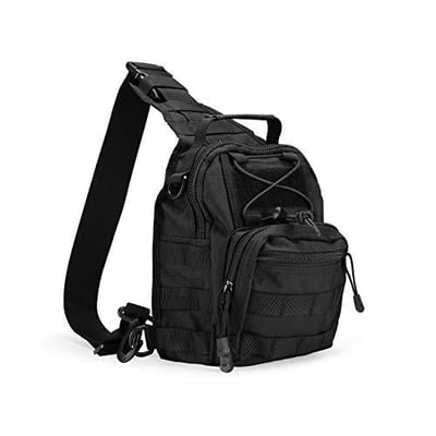 ProCase Tactical Sling Bag Pack, Black, 17.5 x 7.5" (Black, Green, Khaki) - $24.99 (Free S/H over $25)