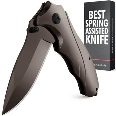 Grand Way Pocket Knife with Glass Breaker & Pocket Clip Gray - $7.49 + FREE Shipping
