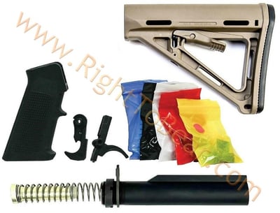 Tactical Superiority Lower Parts Build Kit Magpul MOE Flat Dark Earth Stock - $83.39 after code: BOOM23