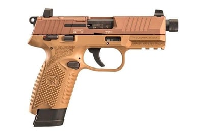 FN 502 Tactical Flat Dark Earth .22 LR 4.6" Barrel 15-Rounds Optics Ready Ambidextrous - $429.99 ($9.99 S/H on Firearms / $12.99 Flat Rate S/H on ammo)