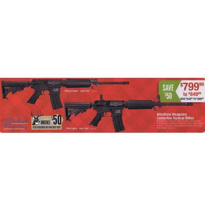 Windham Weaponry Centerfire Tactical Rifles $699.99 to $849.99 (Valid on Black Friday in-store only) (Free Shipping over $50)