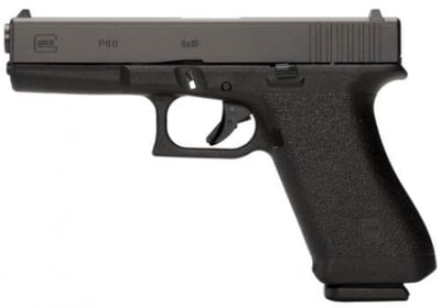 GLOCK P80 Gen1 9mm Pistol 4.49" Bbl 17rd Glock Sights nDLC Finish - $582.99 