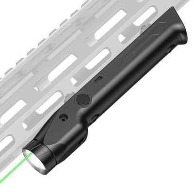 EZshoot 1700 Lumens Green Laser Light Combo with Strobe Mode Compatible with M-Rail and Picatinny Rail, Magnetic Rechargeable - $39.89 w/code "379HUA36" + FREE Shipping