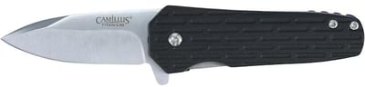 Camillus Wedge Pocket Knife 2.25" Drop Point 420 Satin Blade GFN Handle Black - $6.99 (Free Shipping on $100+ Orders)